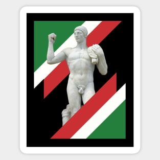 Stone Gladiator Italain Sculpture Sticker